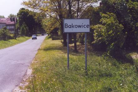 Ortseingang Bankwitz / Bakowice